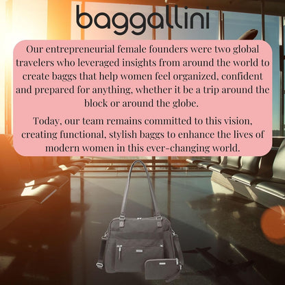 Overnight Expandable Laptop Tote with RFID Phone Wristlet
