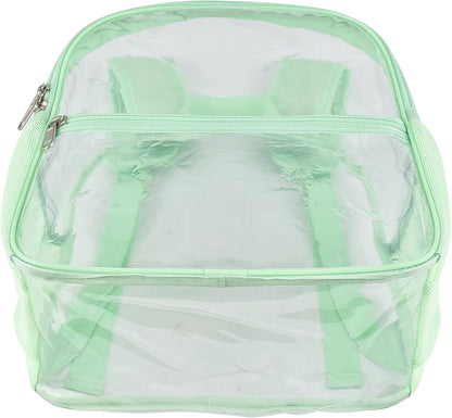 Oraben Small Clear Backpack for Stadium Events Stadium Backpack Waterproof 12x6x12 Clear Bag for Adult Concert Sport Work