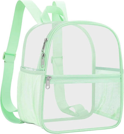Oraben Small Clear Backpack for Stadium Events Stadium Backpack Waterproof 12x6x12 Clear Bag for Adult Concert Sport Work