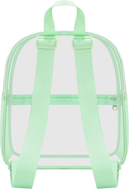 Oraben Small Clear Backpack for Stadium Events Stadium Backpack Waterproof 12x6x12 Clear Bag for Adult Concert Sport Work