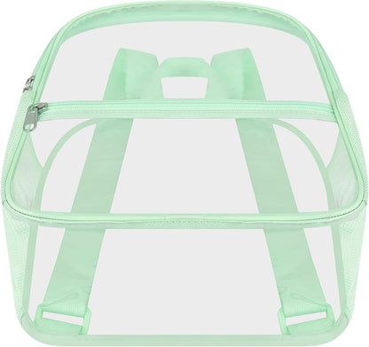 Oraben Small Clear Backpack for Stadium Events Stadium Backpack Waterproof 12x6x12 Clear Bag for Adult Concert Sport Work