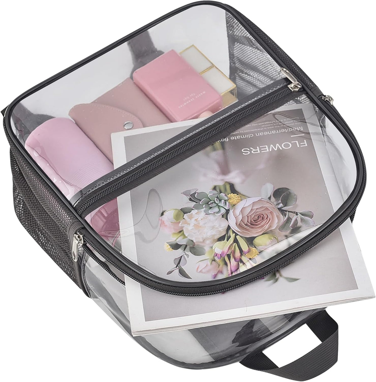 Oraben Small Clear Backpack for Stadium Events Stadium Backpack Waterproof 12x6x12 Clear Bag for Adult Concert Sport Work