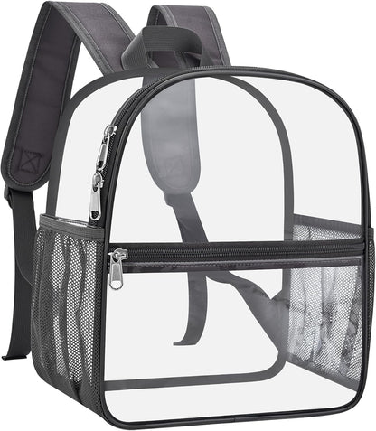 Oraben Small Clear Backpack for Stadium Events Stadium Backpack Waterproof 12x6x12 Clear Bag for Adult Concert Sport Work