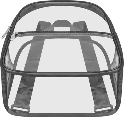 Oraben Small Clear Backpack for Stadium Events Stadium Backpack Waterproof 12x6x12 Clear Bag for Adult Concert Sport Work
