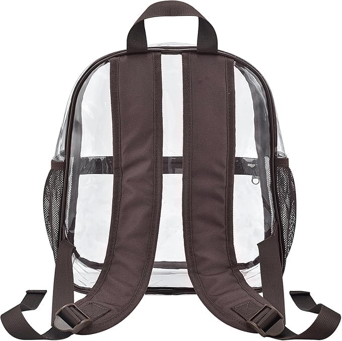 Oraben Small Clear Backpack for Stadium Events Stadium Backpack Waterproof 12x6x12 Clear Bag for Adult Concert Sport Work