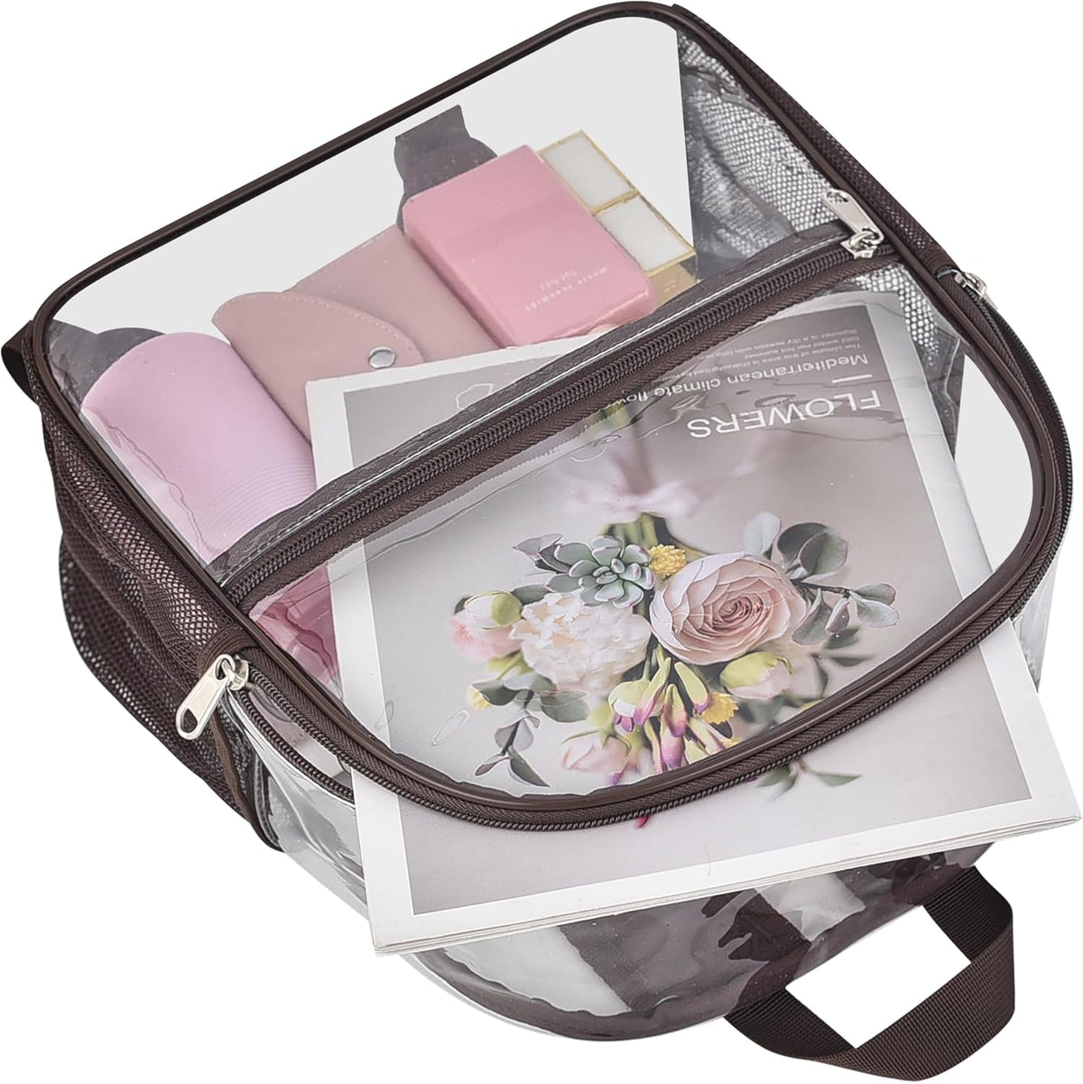 Oraben Small Clear Backpack for Stadium Events Stadium Backpack Waterproof 12x6x12 Clear Bag for Adult Concert Sport Work