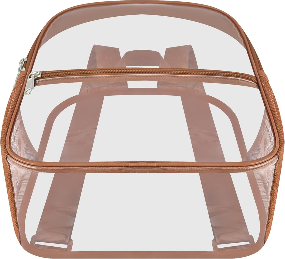 Oraben Small Clear Backpack for Stadium Events Stadium Backpack Waterproof 12x6x12 Clear Bag for Adult Concert Sport Work