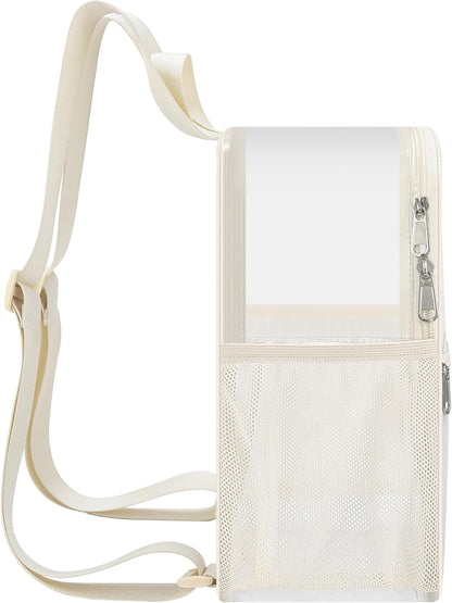 Oraben Small Clear Backpack for Stadium Events Stadium Backpack Waterproof 12x6x12 Clear Bag for Adult Concert Sport Work