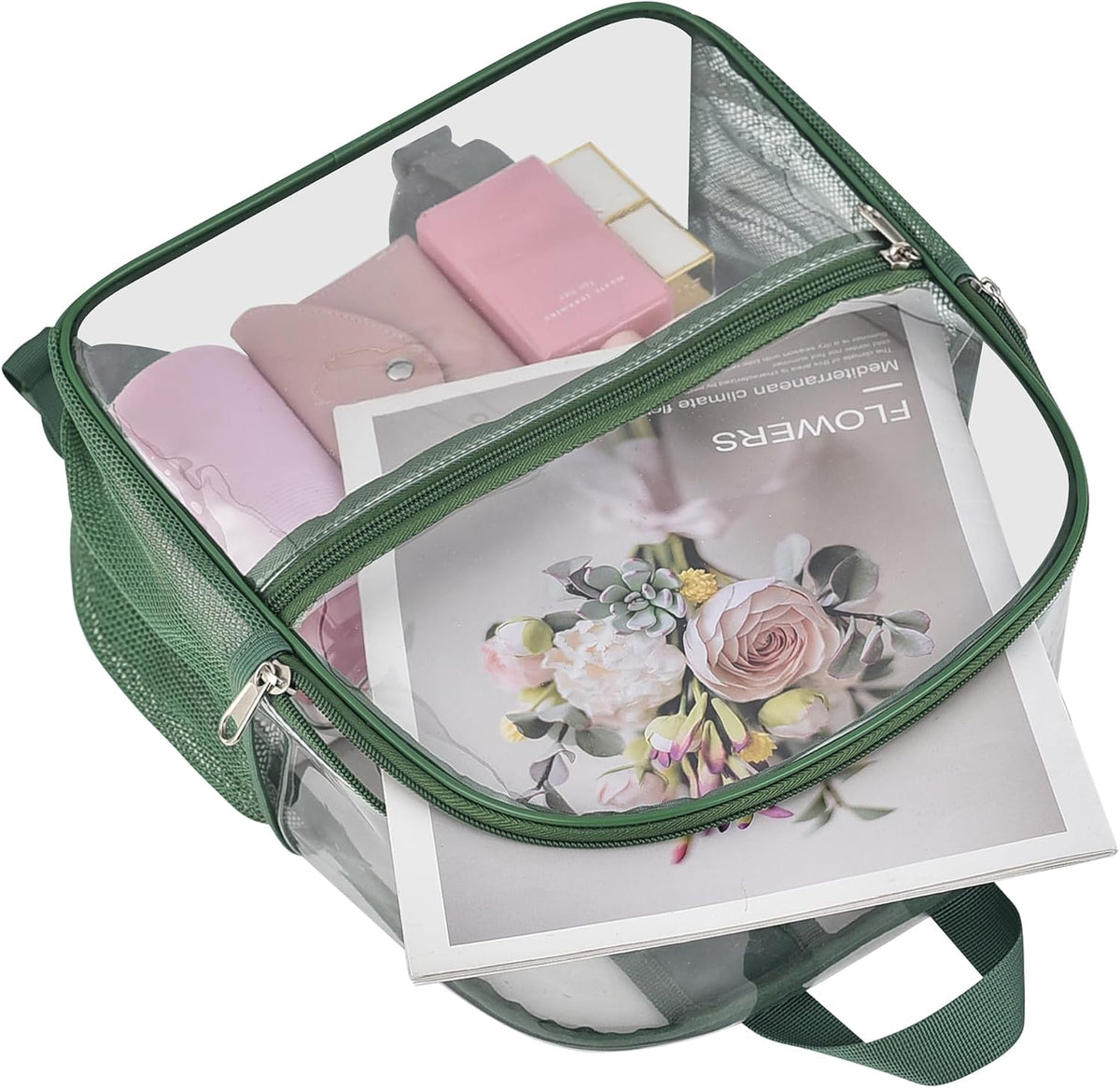 Oraben Small Clear Backpack for Stadium Events Stadium Backpack Waterproof 12x6x12 Clear Bag for Adult Concert Sport Work