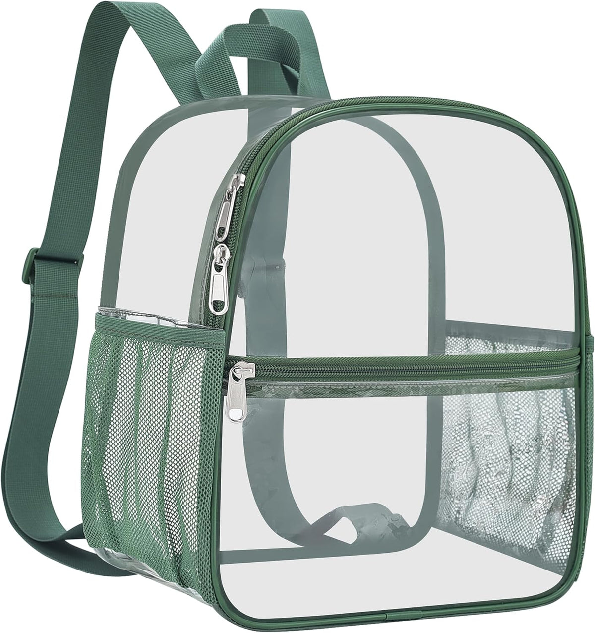 Oraben Small Clear Backpack for Stadium Events Stadium Backpack Waterproof 12x6x12 Clear Bag for Adult Concert Sport Work