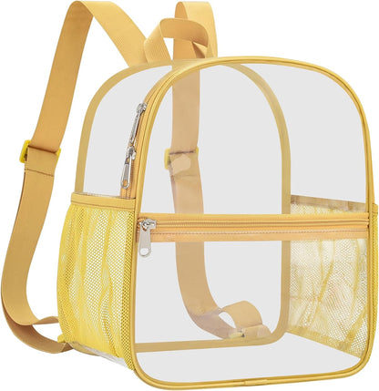 Oraben Small Clear Backpack for Stadium Events Stadium Backpack Waterproof 12x6x12 Clear Bag for Adult Concert Sport Work