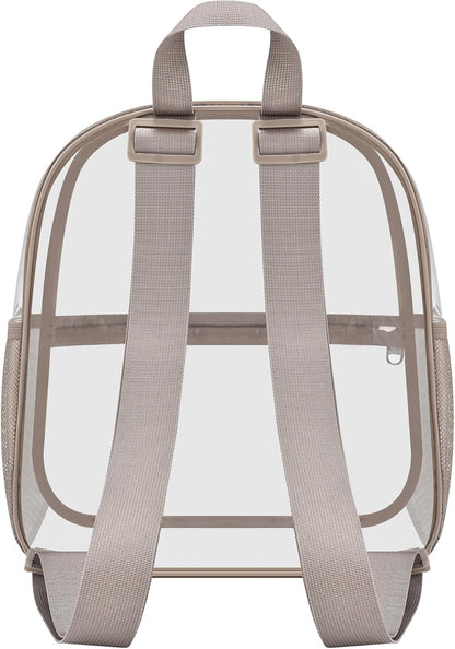 Oraben Small Clear Backpack for Stadium Events Stadium Backpack Waterproof 12x6x12 Clear Bag for Adult Concert Sport Work