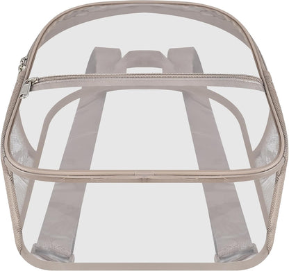 Oraben Small Clear Backpack for Stadium Events Stadium Backpack Waterproof 12x6x12 Clear Bag for Adult Concert Sport Work