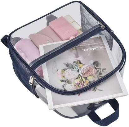 Oraben Small Clear Backpack for Stadium Events Stadium Backpack Waterproof 12x6x12 Clear Bag for Adult Concert Sport Work
