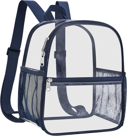 Oraben Small Clear Backpack for Stadium Events Stadium Backpack Waterproof 12x6x12 Clear Bag for Adult Concert Sport Work