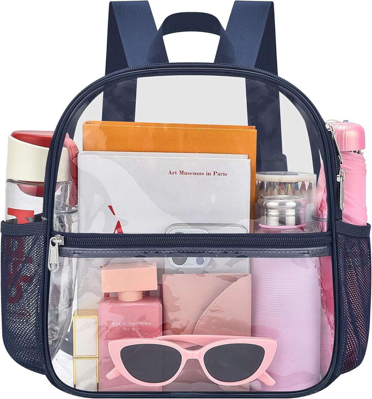 Oraben Small Clear Backpack for Stadium Events Stadium Backpack Waterproof 12x6x12 Clear Bag for Adult Concert Sport Work