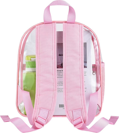 Oraben Small Clear Backpack for Stadium Events Stadium Backpack Waterproof 12x6x12 Clear Bag for Adult Concert Sport Work