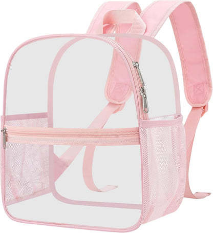 Oraben Small Clear Backpack for Stadium Events Stadium Backpack Waterproof 12x6x12 Clear Bag for Adult Concert Sport Work