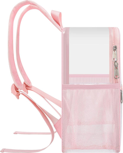 Oraben Small Clear Backpack for Stadium Events Stadium Backpack Waterproof 12x6x12 Clear Bag for Adult Concert Sport Work