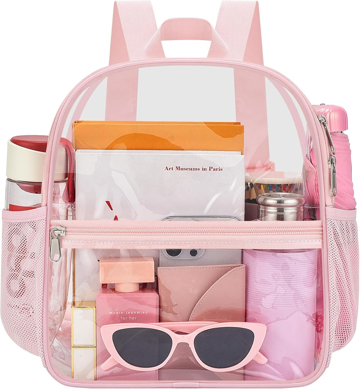 Oraben Small Clear Backpack for Stadium Events Stadium Backpack Waterproof 12x6x12 Clear Bag for Adult Concert Sport Work