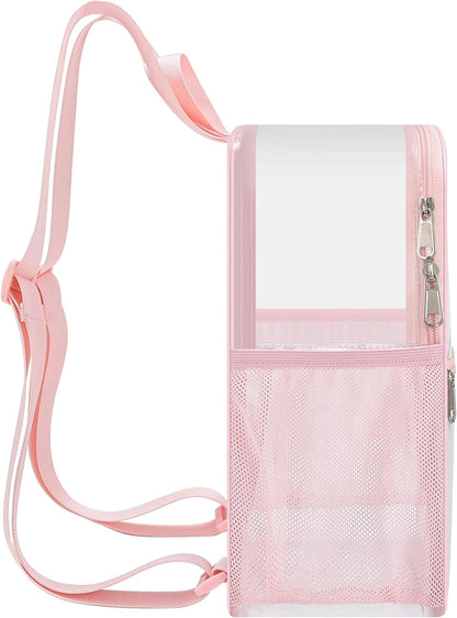 Oraben Small Clear Backpack for Stadium Events Stadium Backpack Waterproof 12x6x12 Clear Bag for Adult Concert Sport Work