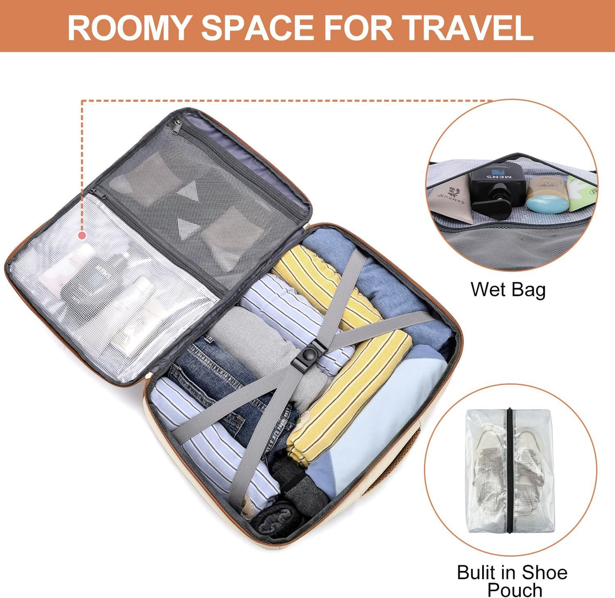 Travel Backpack for Men,Airplane Approved Carry On Backpack Suitcase with Shoe Pouch, Luggage Bag TSA 15.6inch Laptop Mochila Flight Approved Personal Item Travel Bag Bookbag Travel Essentials,Black