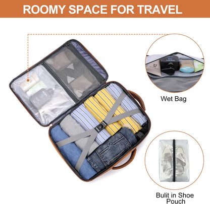 Travel Backpack for Men,Airplane Approved Carry On Backpack Suitcase with Shoe Pouch, Luggage Bag TSA 15.6inch Laptop Mochila Flight Approved Personal Item Travel Bag Bookbag Travel Essentials,Black