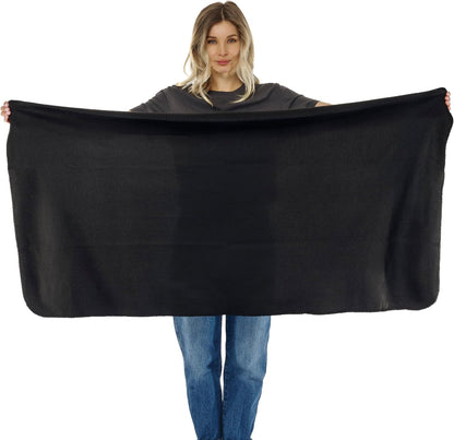 Ultimate Comfort Set + Portable Travel Kit for Airplane, Includes Inflatable Pillow + Zippered Carrying Case, Cozy Fleece Blanket, Eye Mask for Sleeping & Foam Ear Plugs, Black