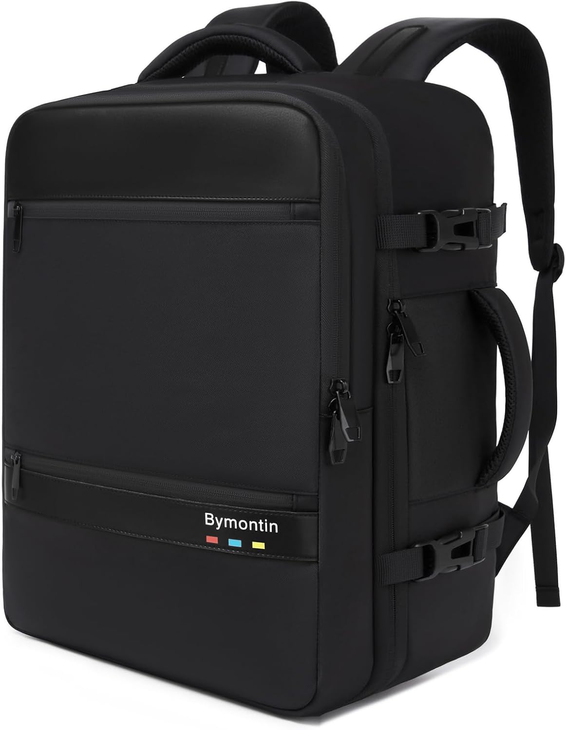 Travel Laptop Backpack, Carry On Backpack for Work & Business Trips, 180° Opening Travel Bag with Laptop Compartment, Commuter Backpack for Men & Women (Navy, 35L)