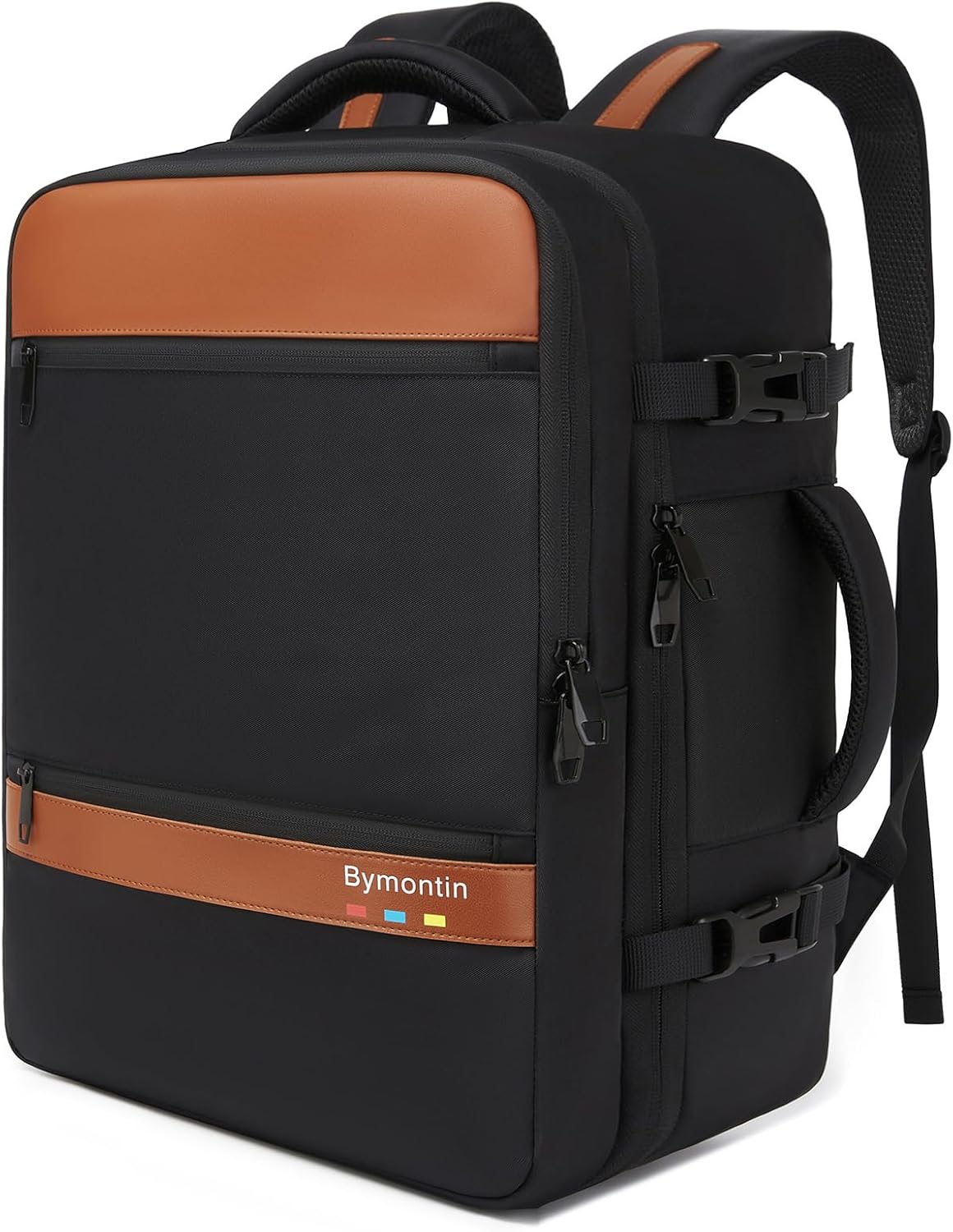Travel Laptop Backpack, Carry On Backpack for Work & Business Trips, 180° Opening Travel Bag with Laptop Compartment, Commuter Backpack for Men & Women (Navy, 35L)