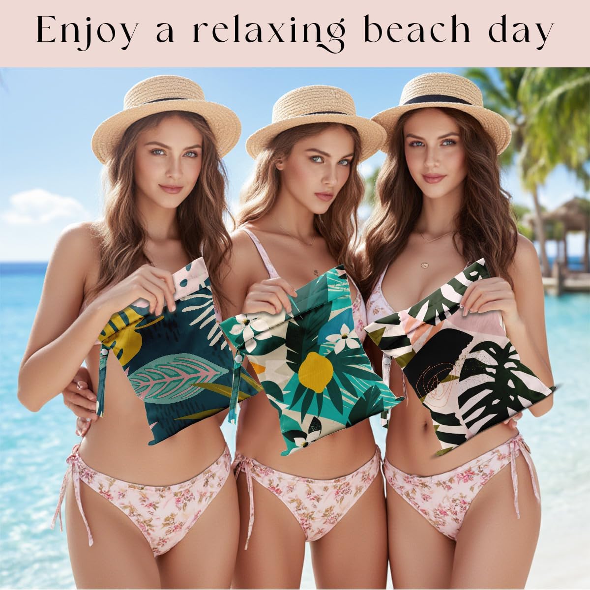 Wet Bag, Wet Dry Bag, Waterproof Bag, Small Laundry Bag, Wet Bag for Pool, Beach, Swimsuit, Makeup Bag, Diapers,Cruise Ship Essentials,Beach Accessories Travel for Women