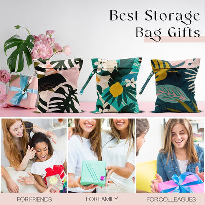 Wet Bag, Wet Dry Bag, Waterproof Bag, Small Laundry Bag, Wet Bag for Pool, Beach, Swimsuit, Makeup Bag, Diapers,Cruise Ship Essentials,Beach Accessories Travel for Women