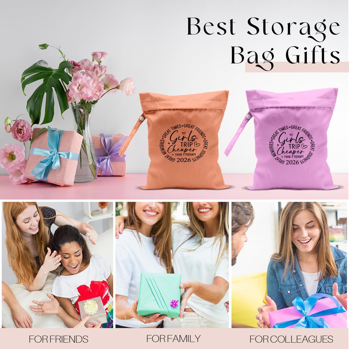 Wet Bag, Wet Dry Bag, Waterproof Bag, Small Laundry Bag, Wet Bag for Pool, Beach, Swimsuit, Makeup Bag, Diapers,Cruise Ship Essentials,Beach Accessories Travel for Women