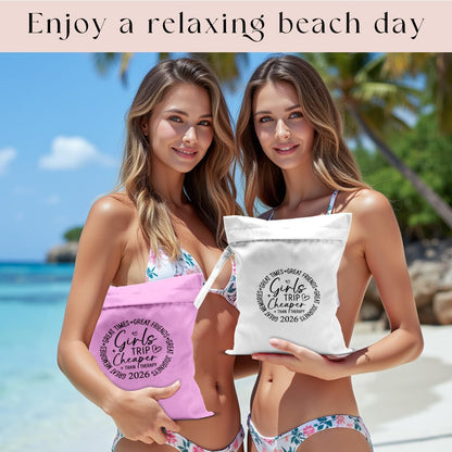 Wet Bag, Wet Dry Bag, Waterproof Bag, Small Laundry Bag, Wet Bag for Pool, Beach, Swimsuit, Makeup Bag, Diapers,Cruise Ship Essentials,Beach Accessories Travel for Women