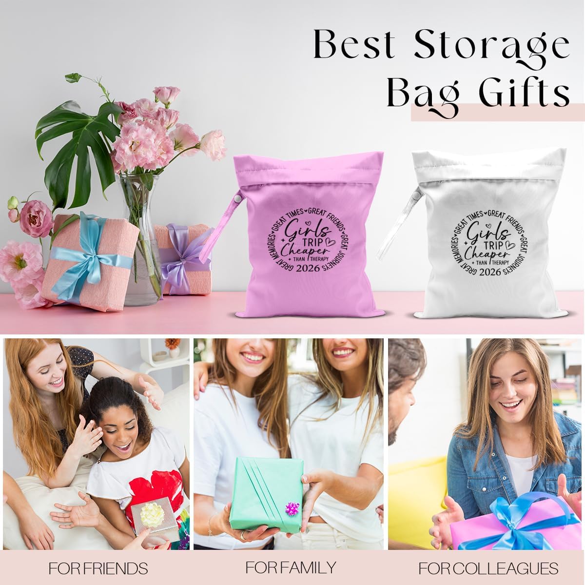 Wet Bag, Wet Dry Bag, Waterproof Bag, Small Laundry Bag, Wet Bag for Pool, Beach, Swimsuit, Makeup Bag, Diapers,Cruise Ship Essentials,Beach Accessories Travel for Women
