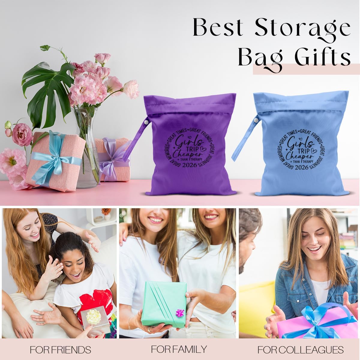 Wet Bag, Wet Dry Bag, Waterproof Bag, Small Laundry Bag, Wet Bag for Pool, Beach, Swimsuit, Makeup Bag, Diapers,Cruise Ship Essentials,Beach Accessories Travel for Women