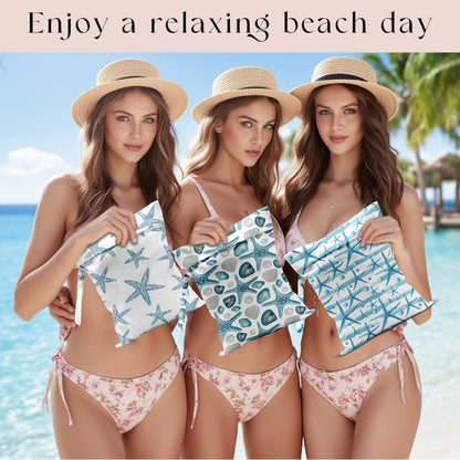 Wet Bag, Wet Dry Bag, Waterproof Bag, Small Laundry Bag, Wet Bag for Pool, Beach, Swimsuit, Makeup Bag, Diapers,Cruise Ship Essentials,Beach Accessories Travel for Women
