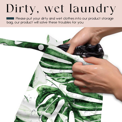 Wet Bag, Wet Dry Bag, Waterproof Bag, Small Laundry Bag, Wet Bag for Pool, Beach, Swimsuit, Makeup Bag, Diapers,Cruise Ship Essentials,Beach Accessories Travel for Women