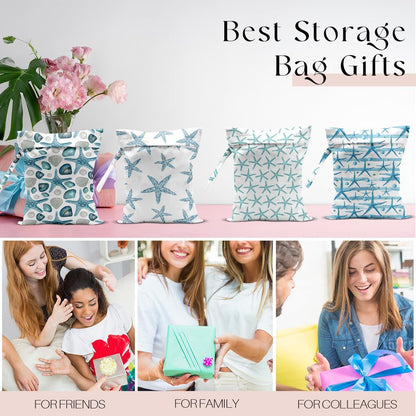 Wet Bag, Wet Dry Bag, Waterproof Bag, Small Laundry Bag, Wet Bag for Pool, Beach, Swimsuit, Makeup Bag, Diapers,Cruise Ship Essentials,Beach Accessories Travel for Women