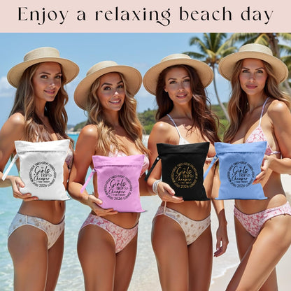 Wet Bag, Wet Dry Bag, Waterproof Bag, Small Laundry Bag, Wet Bag for Pool, Beach, Swimsuit, Makeup Bag, Diapers,Cruise Ship Essentials,Beach Accessories Travel for Women