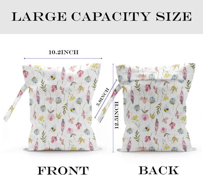 Wet Bag, Wet Dry Bag, Waterproof Bag, Small Laundry Bag, Wet Bag for Pool, Beach, Swimsuit, Makeup Bag, Diapers,Cruise Ship Essentials,Beach Accessories Travel for Women