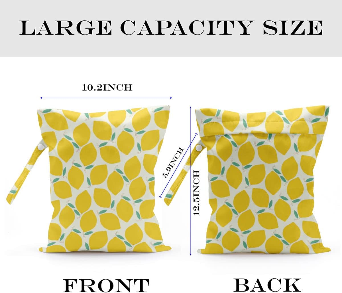 Wet Bag, Wet Dry Bag, Waterproof Bag, Small Laundry Bag, Wet Bag for Pool, Beach, Swimsuit, Makeup Bag, Diapers,Cruise Ship Essentials,Beach Accessories Travel for Women