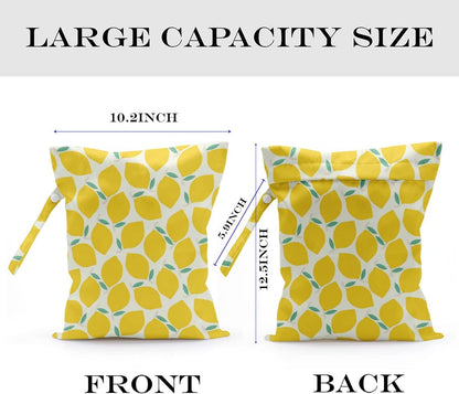 Wet Bag, Wet Dry Bag, Waterproof Bag, Small Laundry Bag, Wet Bag for Pool, Beach, Swimsuit, Makeup Bag, Diapers,Cruise Ship Essentials,Beach Accessories Travel for Women