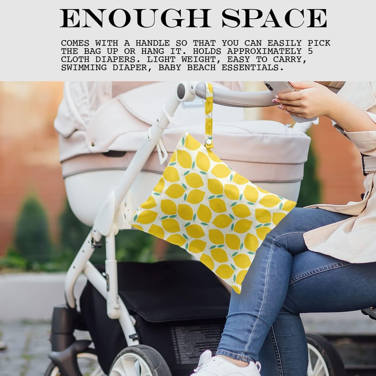 Wet Bag, Wet Dry Bag, Waterproof Bag, Small Laundry Bag, Wet Bag for Pool, Beach, Swimsuit, Makeup Bag, Diapers,Cruise Ship Essentials,Beach Accessories Travel for Women