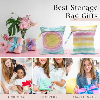 Wet Bag, Wet Dry Bag, Waterproof Bag, Small Laundry Bag, Wet Bag for Pool, Beach, Swimsuit, Makeup Bag, Diapers,Cruise Ship Essentials,Beach Accessories Travel for Women