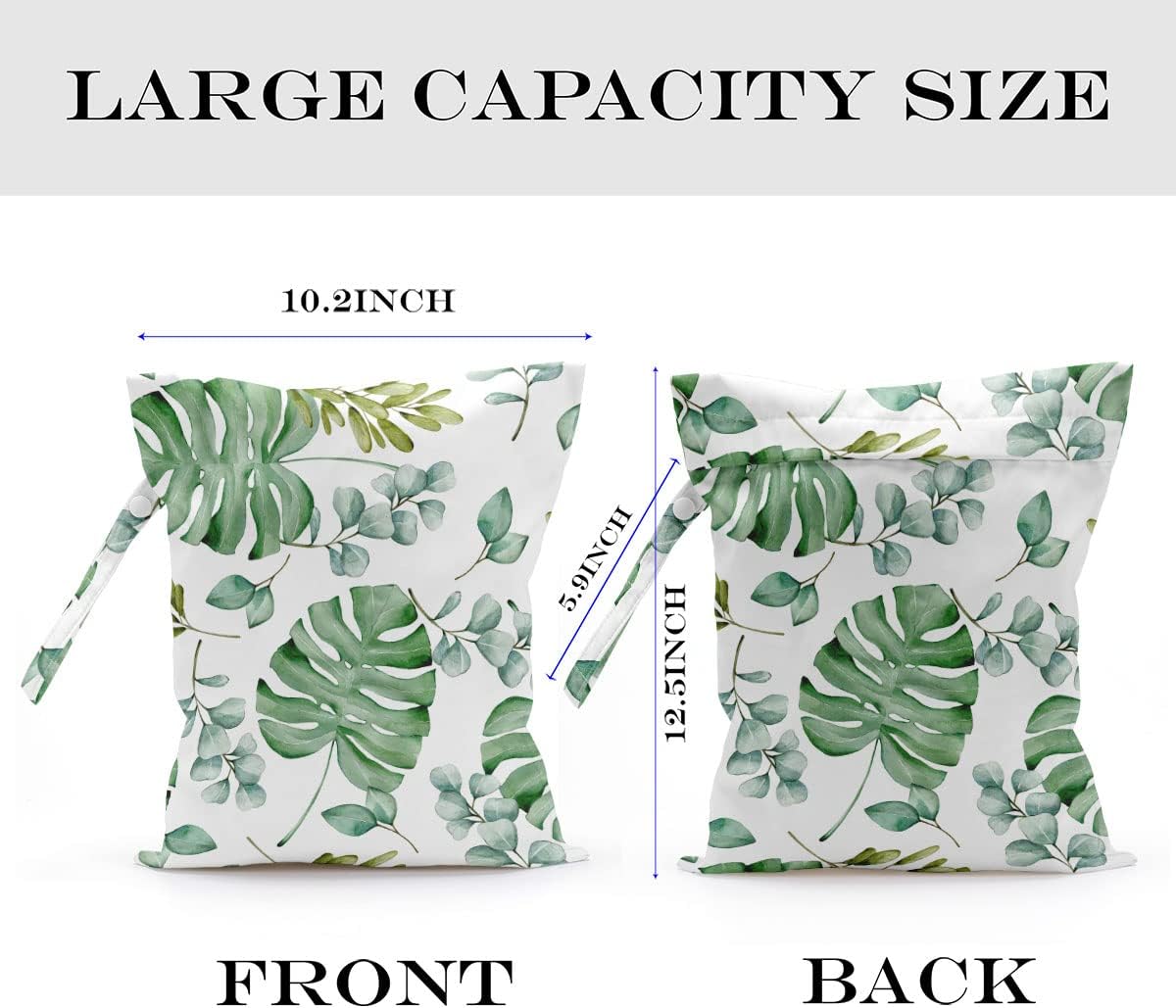 Wet Bag, Wet Dry Bag, Waterproof Bag, Small Laundry Bag, Wet Bag for Pool, Beach, Swimsuit, Makeup Bag, Diapers,Cruise Ship Essentials,Beach Accessories Travel for Women