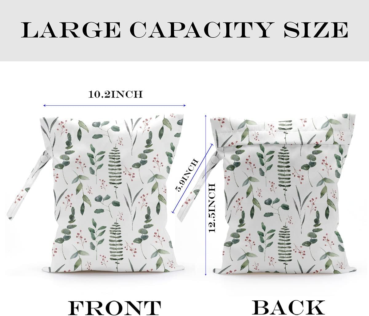Wet Bag, Wet Dry Bag, Waterproof Bag, Small Laundry Bag, Wet Bag for Pool, Beach, Swimsuit, Makeup Bag, Diapers,Cruise Ship Essentials,Beach Accessories Travel for Women