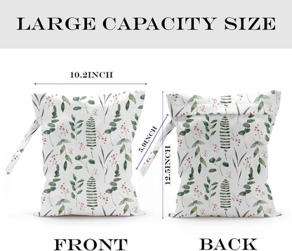 Wet Bag, Wet Dry Bag, Waterproof Bag, Small Laundry Bag, Wet Bag for Pool, Beach, Swimsuit, Makeup Bag, Diapers,Cruise Ship Essentials,Beach Accessories Travel for Women