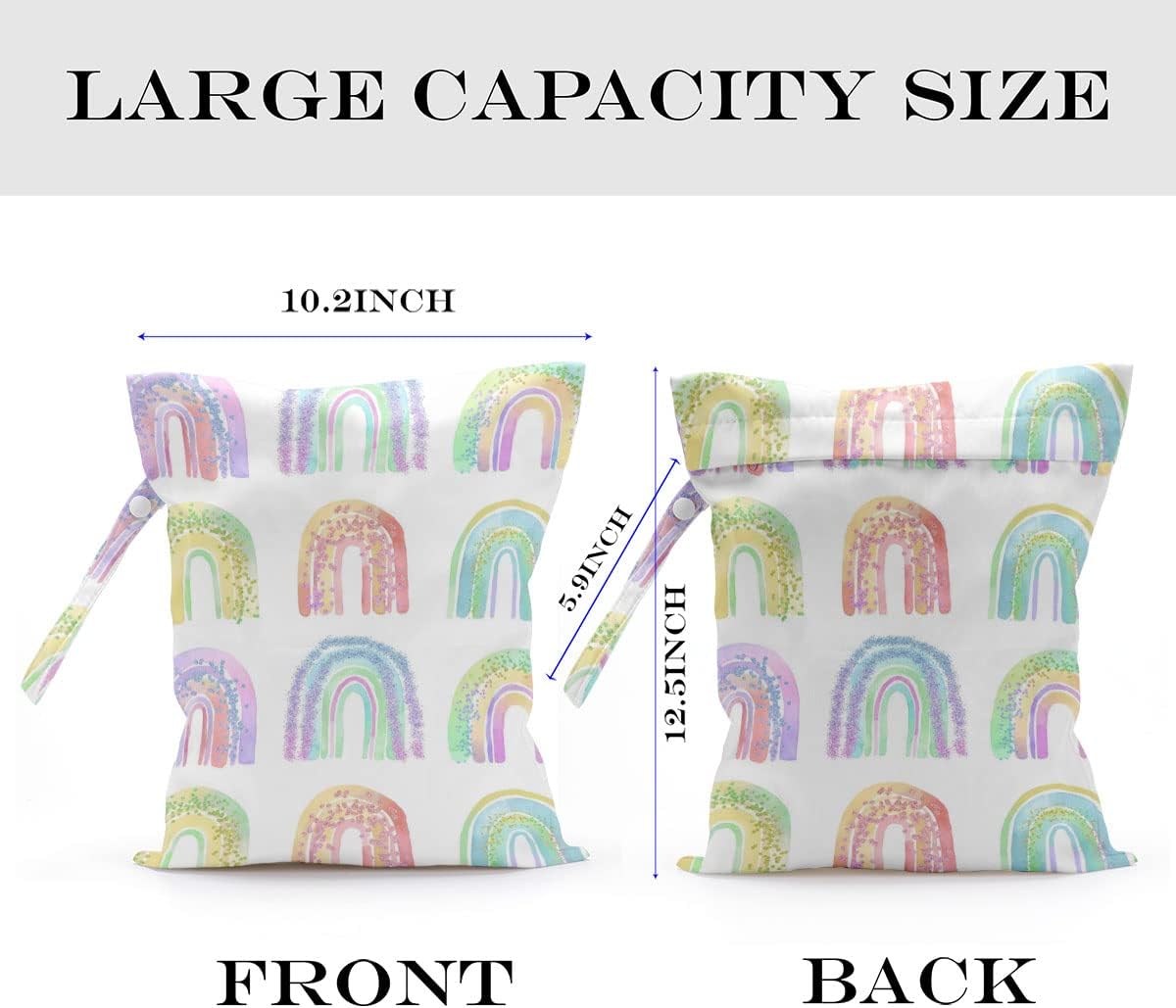 Wet Bag, Wet Dry Bag, Waterproof Bag, Small Laundry Bag, Wet Bag for Pool, Beach, Swimsuit, Makeup Bag, Diapers,Cruise Ship Essentials,Beach Accessories Travel for Women
