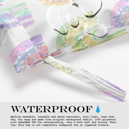 Wet Bag, Wet Dry Bag, Waterproof Bag, Small Laundry Bag, Wet Bag for Pool, Beach, Swimsuit, Makeup Bag, Diapers,Cruise Ship Essentials,Beach Accessories Travel for Women